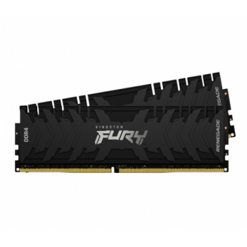 Модуль памяти для компьютера DDR4 16GB (2x8GB) 4266 MHz Renegade Black Kingston Fury (ex.HyperX) (KF442C19RBK2/16)