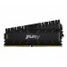 Модуль памяти для компьютера DDR4 16GB (2x8GB) 4266 MHz Renegade Black Kingston Fury (ex.HyperX) (KF442C19RBK2/16)