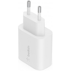 Зарядное устройство Belkin Home Charger 25W Power PD PPS USB-C, white (WCA004VFWH)