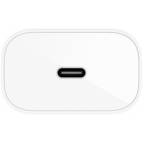Зарядное устройство Belkin Home Charger 25W Power PD PPS USB-C, white (WCA004VFWH)