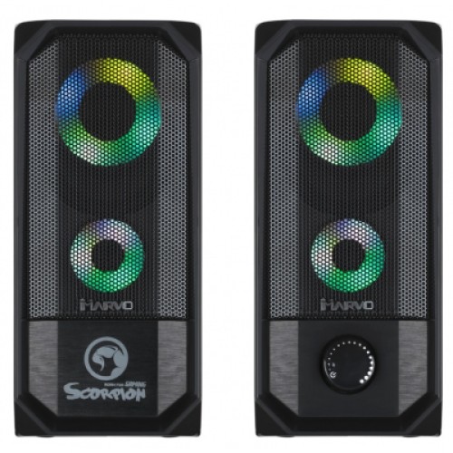 Акустическая система Marvo SG-265 Multi-LED USB Black