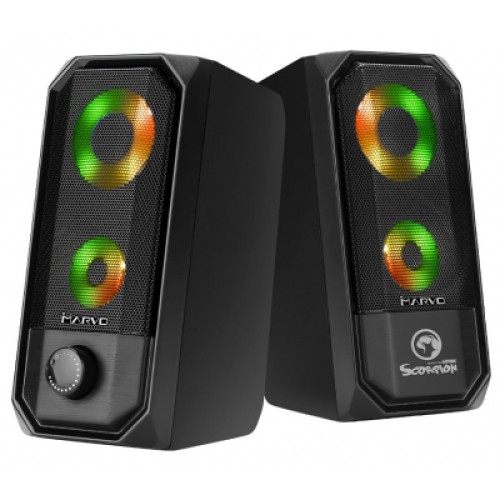 Акустическая система Marvo SG-265 Multi-LED USB Black