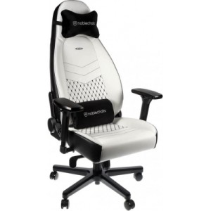 Кресло игровое Noblechairs Icon White/Black (NBL-ICN-PU-WBK)