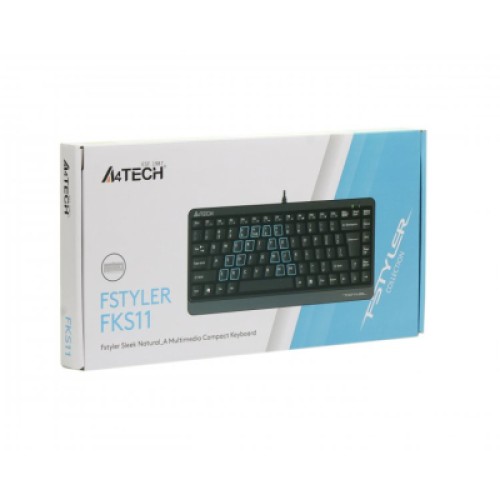 Клавиатура A4Tech FKS11 USB Grey