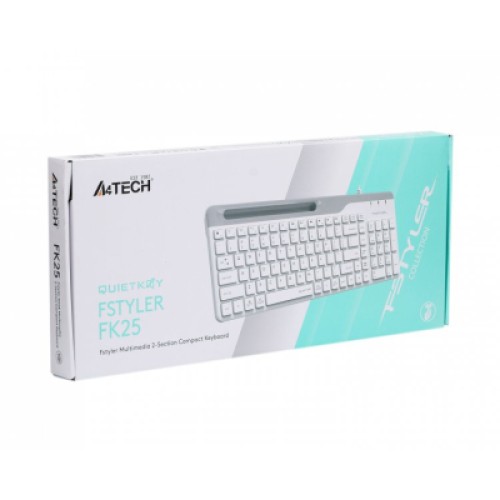 Клавиатура A4Tech FK25 USB White