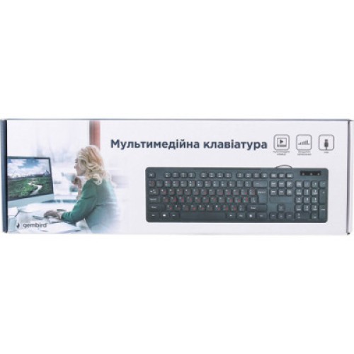 Клавиатура Gembird KB-MCH-04-UA USB Black (KB-MCH-04-UA)