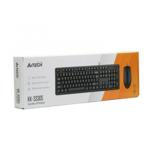 Комплект A4Tech KK-3330S USB Black
