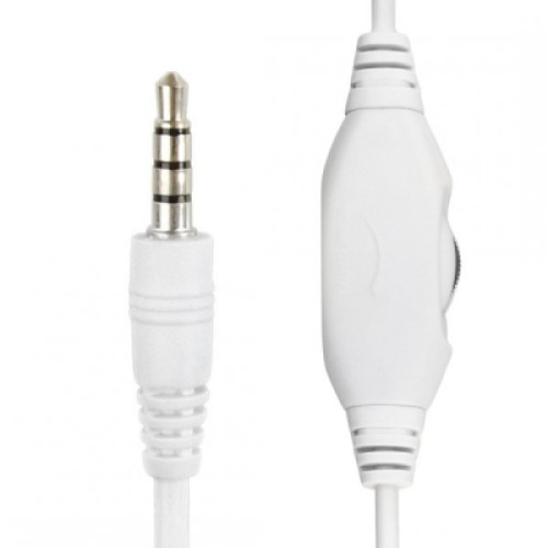 Наушники Gembird MHS-03 White/Red (MHS-03-WTRD)
