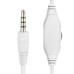 Наушники Gembird MHS-03 White/Red (MHS-03-WTRD)
