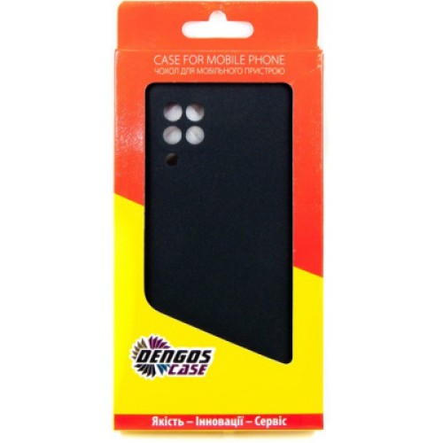 Чехол для мобильного телефона Dengos Carbon Samsung Galaxy M22 black (DG-TPU-CRBN-130)