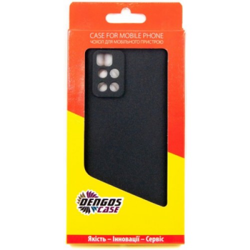 Чехол для мобильного телефона Dengos Carbon Xiaomi Redmi 10 black (DG-TPU-CRBN-134)