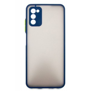 Чехол для мобильного телефона Dengos Matt Samsung Galaxy A03s blue (DG-TPU-MATT-86)