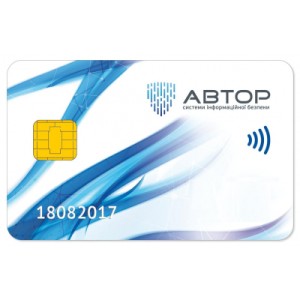 Смарт-карта Автор Засіб КЗІ CryptoCard-338L (CryptoCard-338L)