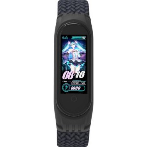 Ремінець до фітнес браслета Armorstandart Braided Solo Loop для Xiaomi Mi Band 4/5/6 Charcoal size S (ARM59179)