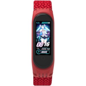 Ремінець до фітнес браслета Armorstandart Braided Solo Loop для Xiaomi Mi Band 4/5/6 Red size M (ARM58768)