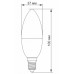 Лампочка TITANUM Filament C37 4W E14 4100K (TLFC3704144)