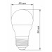 Лампочка TITANUM Filament G45 4W E27 4100K (TLFG4504274)