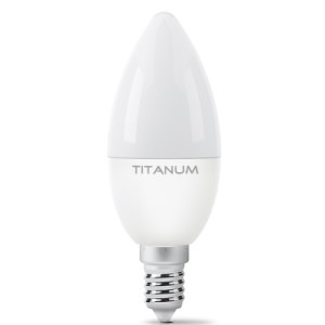 Лампочка TITANUM C37 6W E14 3000K (TLС3706143)