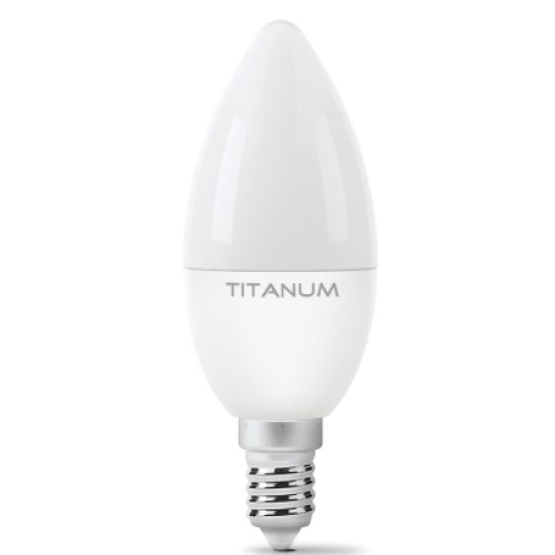 Лампочка TITANUM C37 6W E14 3000K (TLС3706143)