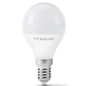 Лампочка TITANUM G45 6W E14 3000K (TLG4506143)