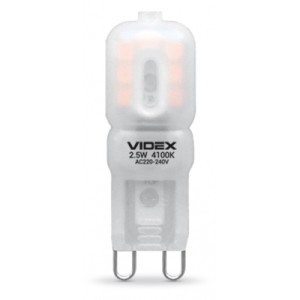 Лампочка Videx G9e 2.5W G9 4100K (VL-G9e-25224)