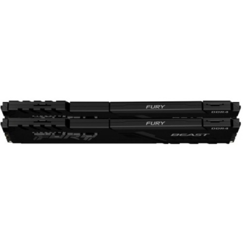 Модуль памяти для компьютера DDR4 32GB (2x16GB) 3200 MHz Fury Beast Black Kingston Fury (ex.HyperX) (KF432C16BBK2/32)