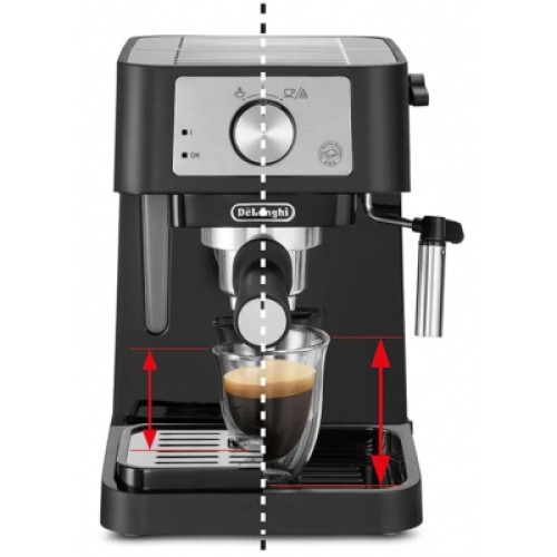 Рожковая кофеварка эспрессо DeLonghi EC260BK