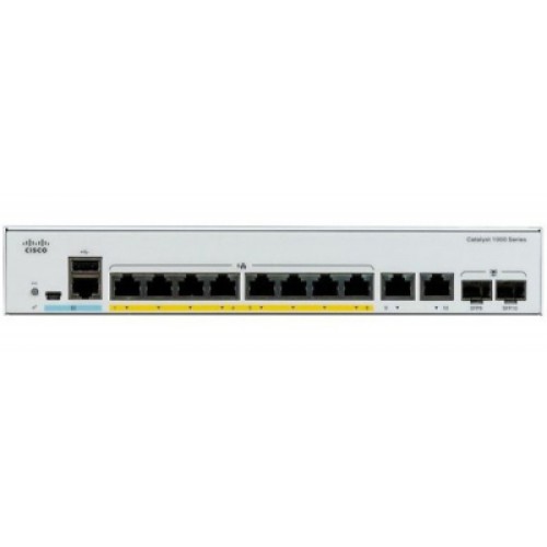 Коммутатор сетевой Cisco C1000-8T-2G-L