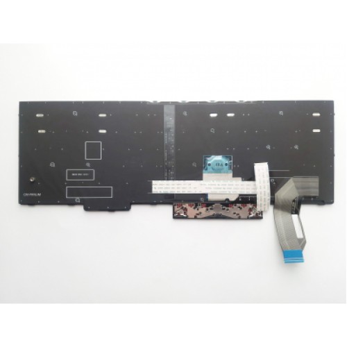 Клавиатура ноутбука Lenovo ThinkPad E580/L580/T590 черна з ТП підсв UA (A46213)