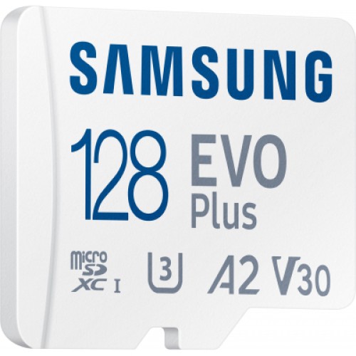 Карта памяти Samsung 128GB microSDXC class 10 EVO PLUS UHS-I (MB-MC128KA/RU) Карта памяти Samsung 128GB microSDXC class 10 EVO PLUS UHS-I (MB-MC128KA/RU)