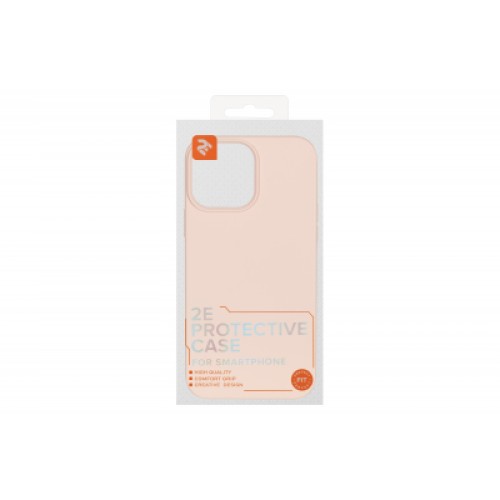 Чехол для мобильного телефона 2E Basic Apple iPhone 13 Pro Max , Liquid Silicone, Sand Pink (2E-IPH-13PRM-OCLS-RP)