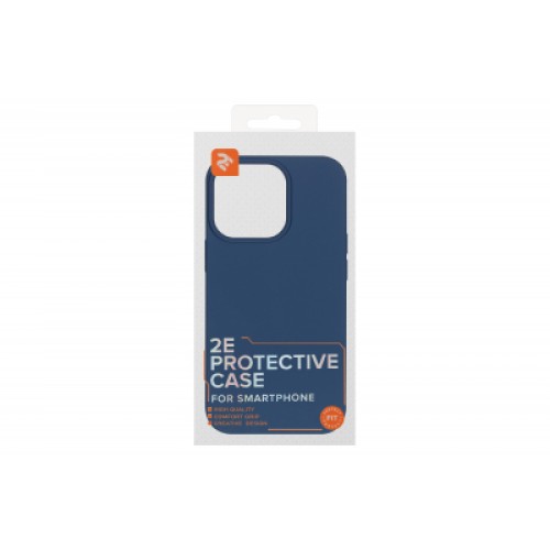 Чехол для мобильного телефона 2E Basic Apple iPhone 13 Pro, Liquid Silicone, Cobalt Blue (2E-IPH-13PR-OCLS-CB)