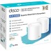 Точка доступа Wi-Fi TP-Link DECO X60 2PK AX3000 1xGE LAN 1xGE WAN MU-MIMO OFDMA MESH (DECO-X60-2-PACK)