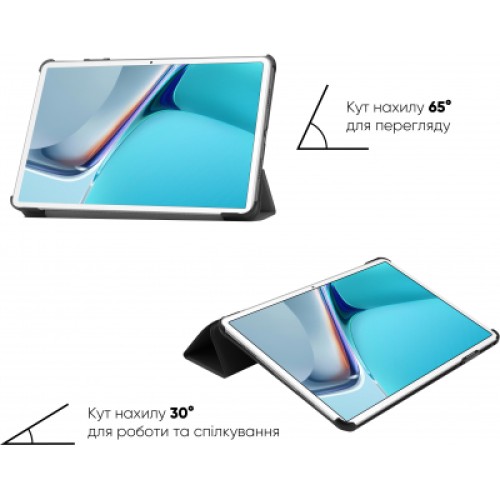Чехол для планшета AirOn Premium Huawei Matepad 11 Black + film (4822352781067)