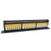 Патч-панель 19" 48xRJ-45 UTP cat. 5е, DUAL type, 1U Ritar (RT-2264-CAT.5E)