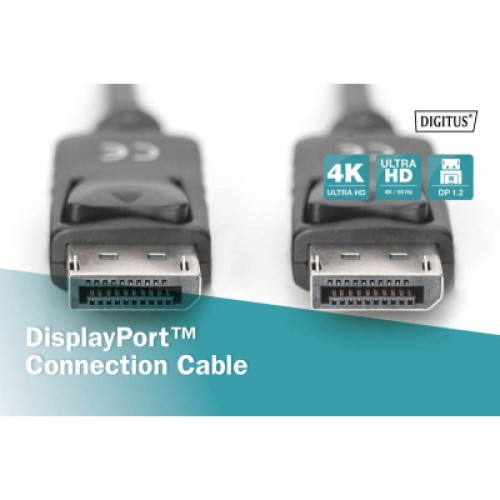 Кабель мультимедийный Display Port to Display Port 15.0m ASSMANN Digitus (AK-340100-150-S)