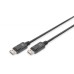 Кабель мультимедийный Display Port to Display Port 2.0m UHD 4K Digitus (DB-340100-020-S)