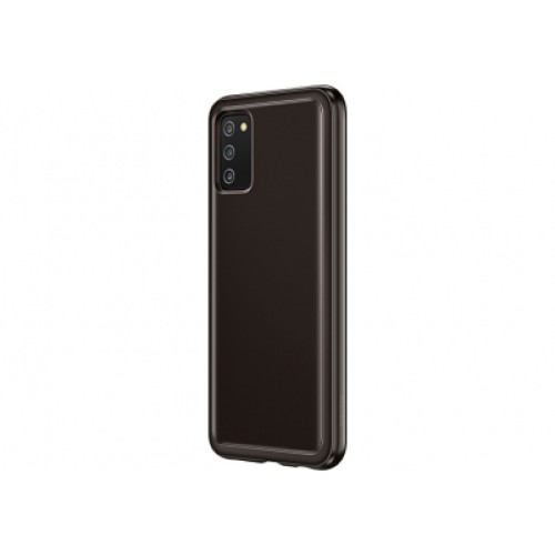 Чехол для мобильного телефона Samsung Soft Clear Cover Galaxy A03s (A037) Black (EF-QA037TBEGRU)