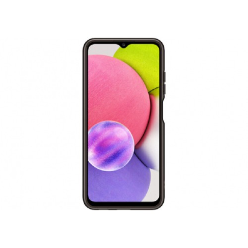 Чехол для мобильного телефона Samsung Soft Clear Cover Galaxy A03s (A037) Black (EF-QA037TBEGRU)