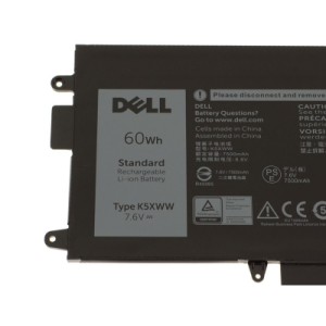 Аккумулятор для ноутбука Dell Latitude 7390 K5XWW, 7500mAh (60Wh), 4cell, 7.6V, Li-ion (A47682)