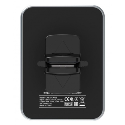 Универсальный автодержатель Canyon Car holder and wireless charger MegaFix, C-15, 15W (CNE-CCA15B) Универсальный автодержатель Canyon Car holder and wireless charger MegaFix, C-15, 15W (CNE-CCA15B)