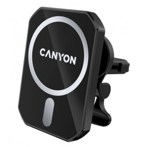 Универсальный автодержатель Canyon Magnetic car holder and wireless charger, C-15-01, 15W (CNE-CCA15B01) Универсальный автодержатель Canyon Magnetic car holder and wireless charger, C-15-01, 15W (CNE-CCA15B01)