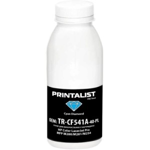 Тонер HP CLJ Pro MFP M280/M281/M254, 40г Cyan Printalist (TR-CF541A-40-PL)