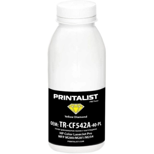Тонер HP CLJ Pro MFP M280/M281/M254, 40г Yello Printalist (TR-CF542A-40-PL)