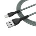 Дата кабель USB 2.0 AM to Lightning 1.0m ColorWay (CW-CBUL041-GR)