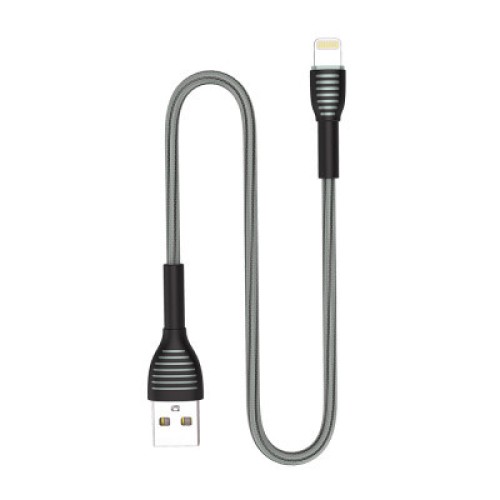 Дата кабель USB 2.0 AM to Lightning 1.0m ColorWay (CW-CBUL041-GR)