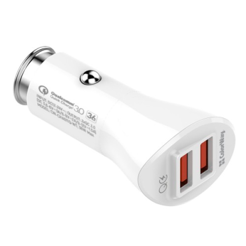 Зарядное устройство ColorWay 2USB Quick Charge 3.0 (36W (CW-CHA011Q-WT)