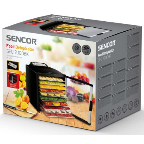 Сушка для овощей и фруктов Sencor SFD 7000BK