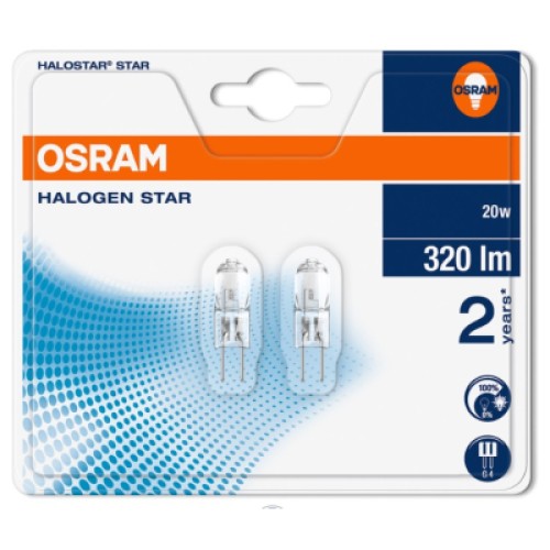 Лампочка Osram LEDVANCE HALOPIN ECO 20W / 320Lm / 2000K G4 12V (4008321201836)