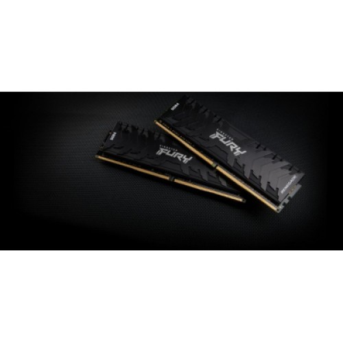 Модуль памяти для компьютера DDR4 16GB (2x8GB) 3200 MHz Renegade Black Kingston Fury (ex.HyperX) (KF432C16RBK2/16)